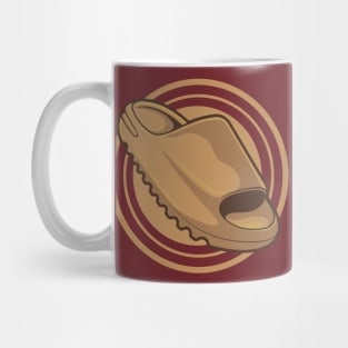 Slide Ochre Clog Shoes Mug